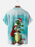 Men's Christmas Funny Graphic Short Sleeve Hawaiian Shirt